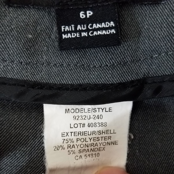 TRIBAL 90s Vintage Deep Grey Trouser Pants - Picture 7 of 7